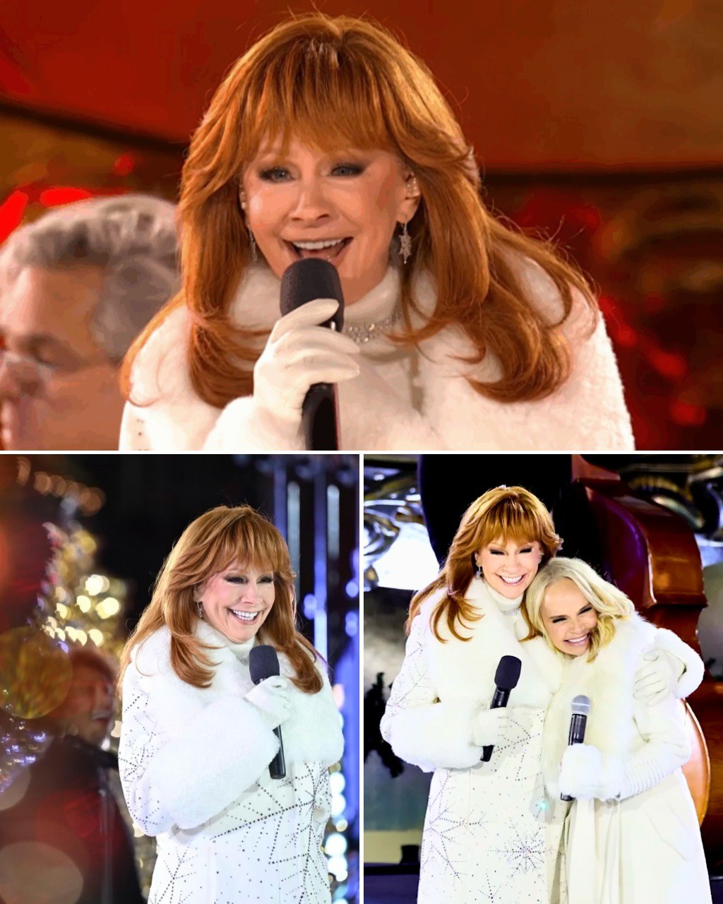 Reba McEntire Spreads Classic Holiday Cheer and a Touch of Magic at the Rockefeller Center Tree Lighting.