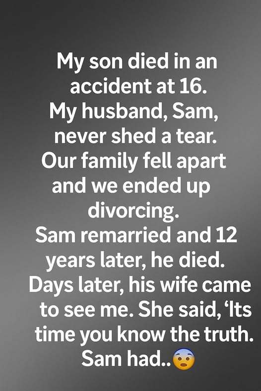 My son died in an accident at 16. My h