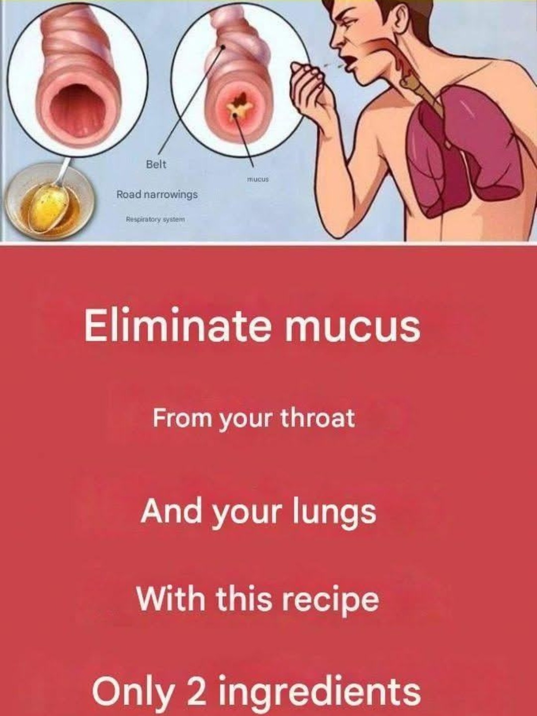  Clear Your Throat & Lungs of Mucus With This 2-Ingredient Remedy — Fast, Natural & Soothing