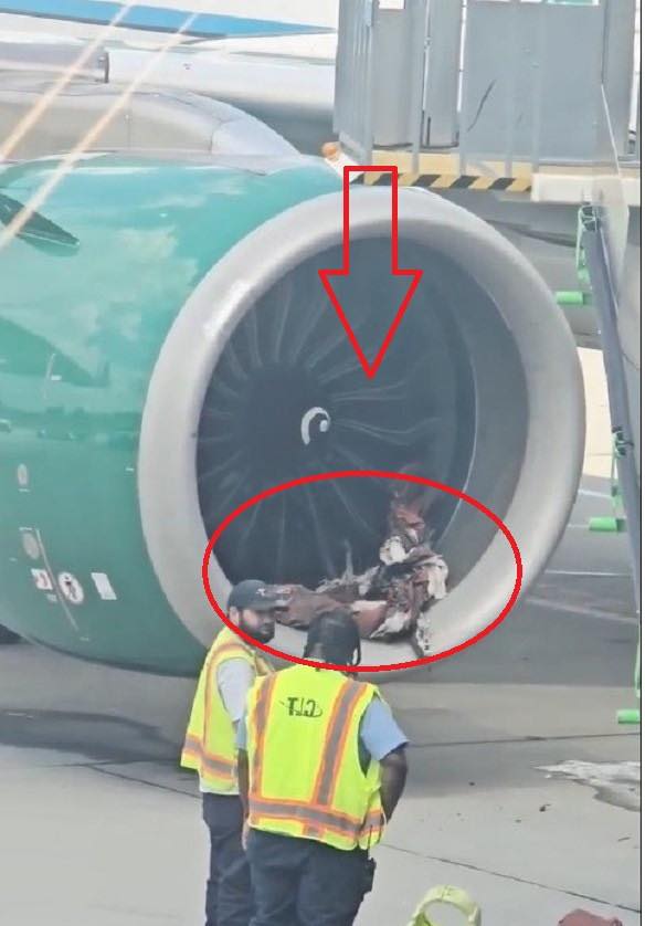  HORROR ON THE TARMAC: A Frontier plane’s engine shredded…Video in comments