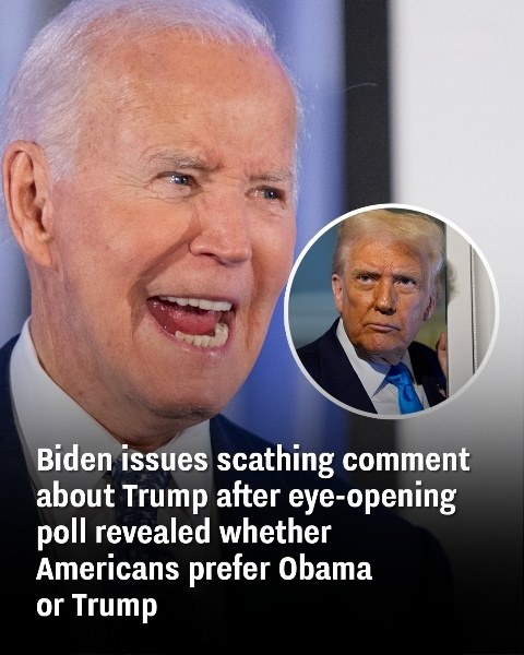 Biden fires back at Trump after a new poll shows whether Americans prefer Obama or Trump