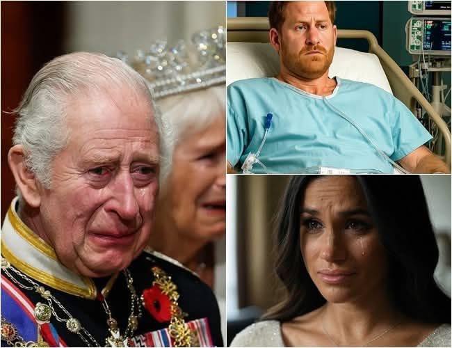 1 HOURS AGO! The bells tolled through the Palace, signaling an urgent royal meeting. King Charles summoned everyone at 1 A.M. — except Harry. The press was banned from filming or taking photos. In the candlelight, William clutched Kate’s hand and wept. Then, a haunting voice broke the silence: ‘Camilla has…’” SEE MORE BELOW