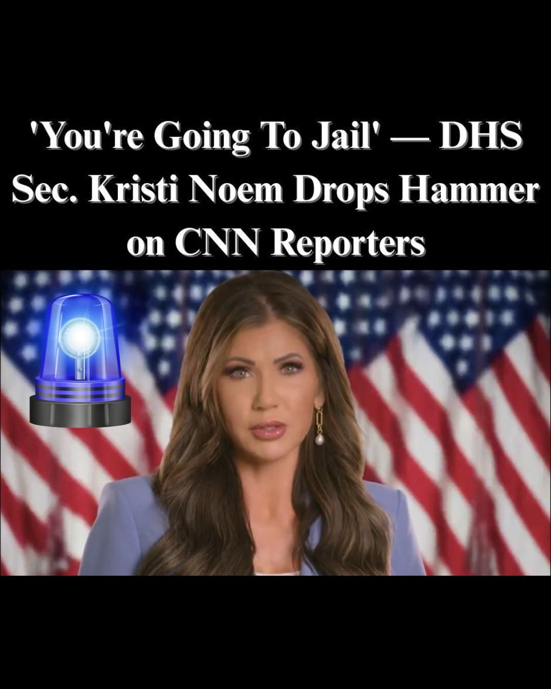 Noem Supports Criminal Charges Against CNN For Anti-ICE App Promo