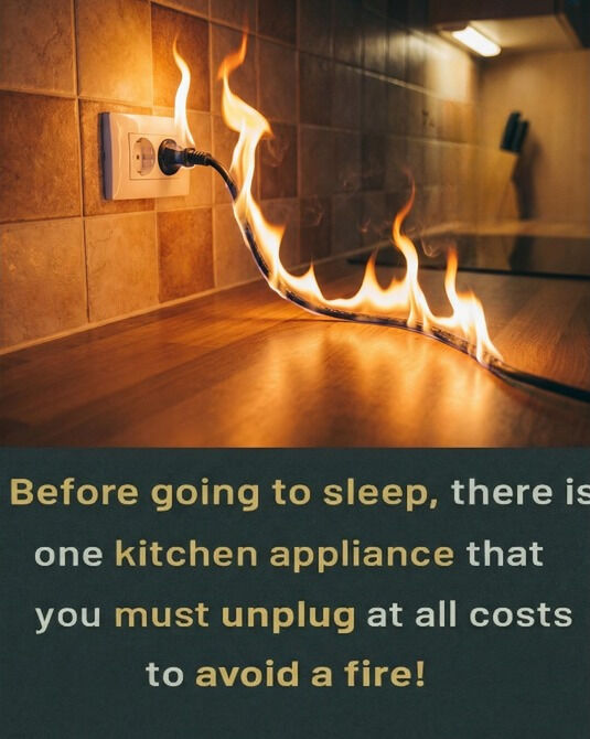 The One Plug You Forget Every Night: How a Simple Kitchen Habit Can Turn Deadly While You Sleep