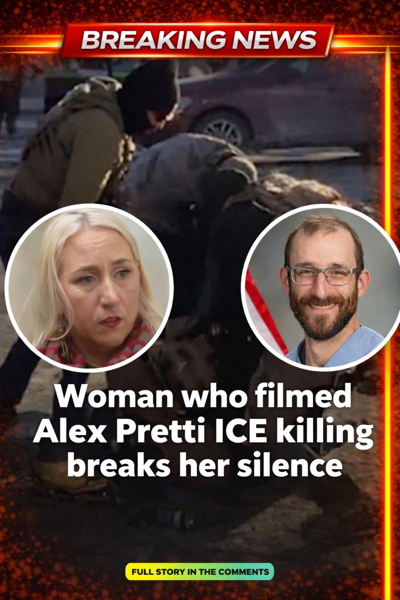 Woman who filmed Alex Pretti ICE killing breaks her silence