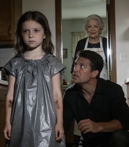 My 7-year-old daughter came home from grandma’s house after Christmas and lifted her shirt…