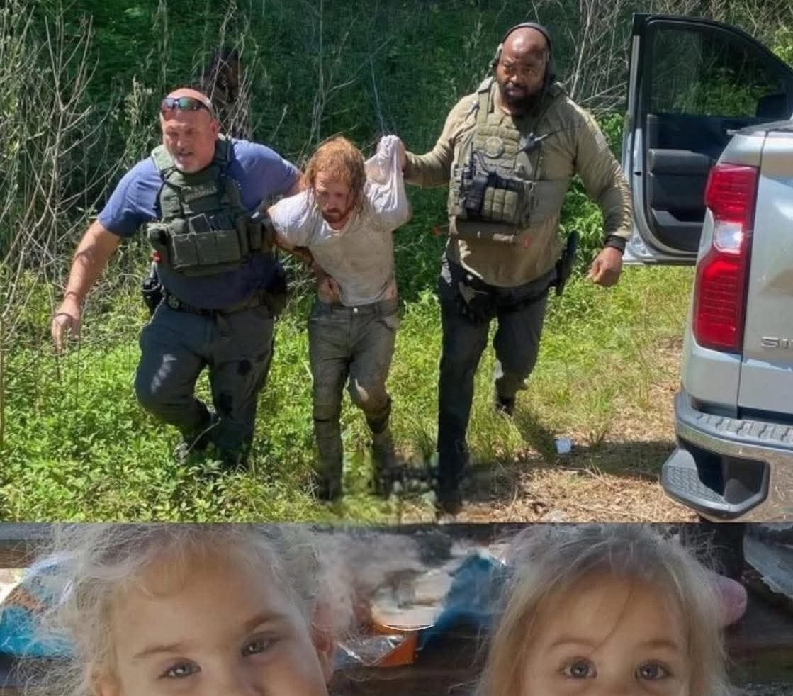 Young man puts both daughters inside the fir… See more