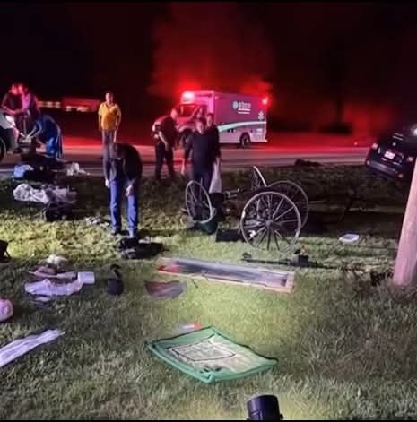 Jeep Collides With Amish Buggy Near Berne, Father Airlifted, Multiple Children Injured