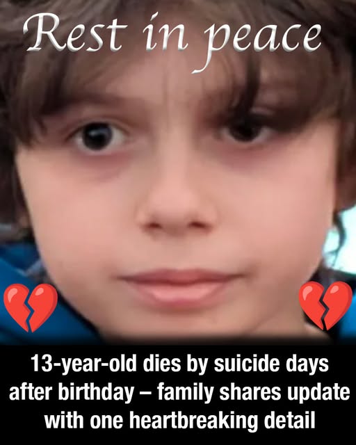 BREAKING NEWS: 13-Year-Old’s Death Sparks Urgent Questions Over Bullying and Mental Health Response
