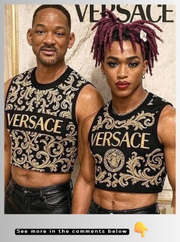 Will Smith & His Son Jaden Turn Heads in Versace Menswear — Redefining Modern Masculinity on the Red Carpet