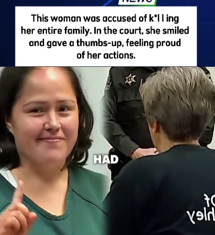Chilling Courtroom Moment Leaves Viewers Shocked — Accused Woman Smiles After Unthinkable Crime 