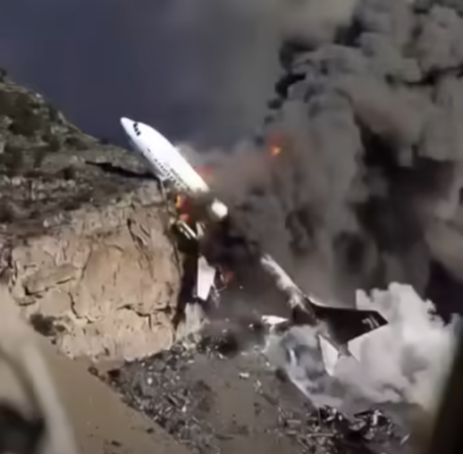 Tragic: Passenger Plane Reportedly Crashes Near Mountain Range — Massive Emergency Response Underway
