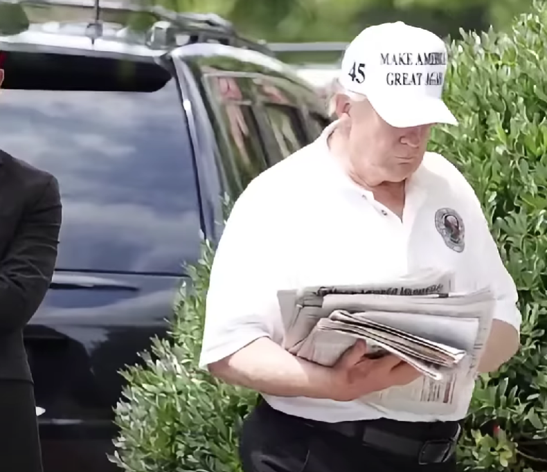 Late-Night Trump Sighting Raises More Questions Than Answers